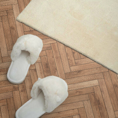 Obdĺžnikový panel na stenu Doska v štýle rybej kosti