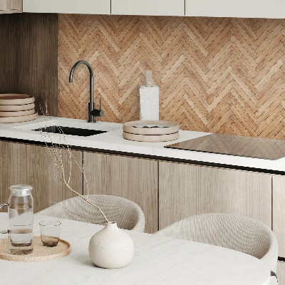 Obdĺžnikový panel na stenu Doska v štýle rybej kosti