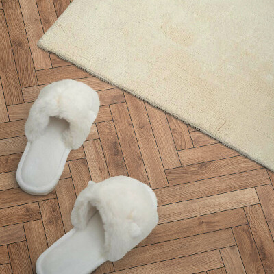 Obdĺžnikový panel na stenu Doska v štýle rybej kosti