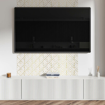 Samolepiaci panel na stenu Listový vzor v 3D