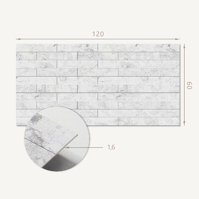 Obdĺžnikový panel na stenu Mramorová ilúzia