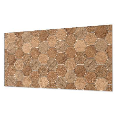 Obdĺžnikový panel na stenu Šesťhranný vzor na povrchu