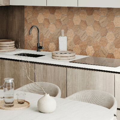 Obdĺžnikový panel na stenu Šesťhranný vzor na povrchu