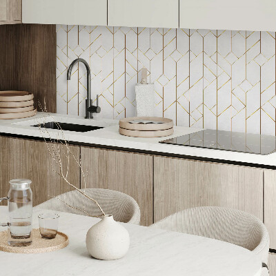 Obdĺžnikový stenový panel Štýlové línie v geometrickom usporiadaní