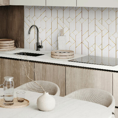 Obdĺžnikový stenový panel Štýlové línie v geometrickom usporiadaní