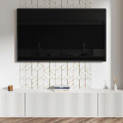 Obdĺžnikový stenový panel Štýlové línie v geometrickom usporiadaní