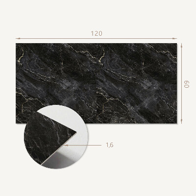 Obdĺžnikový stenový panel Elegantný mramorový vzor so žilkami