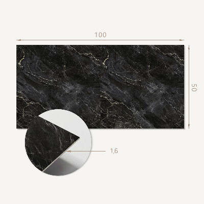 Obdĺžnikový stenový panel Elegantný mramorový vzor so žilkami