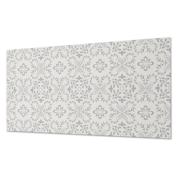 Obdĺžnikový panel na stenu Kvetinový vzor so zložitými detailmi