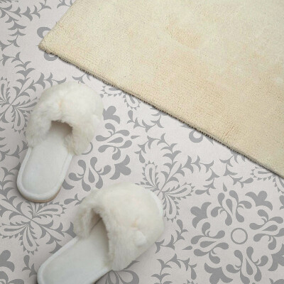 Obdĺžnikový panel na stenu Kvetinový vzor so zložitými detailmi