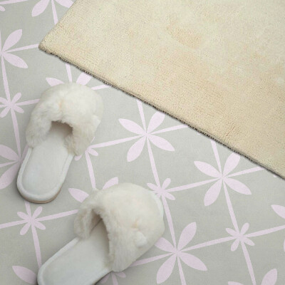 Obdĺžnikový panel na stenu Kvetinový motív v sieťke