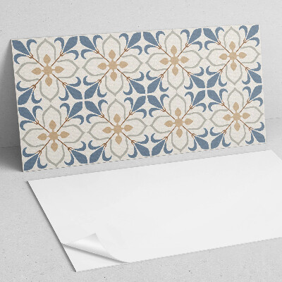 Samolepiaci panel na stenu Kvetinový motív s listami