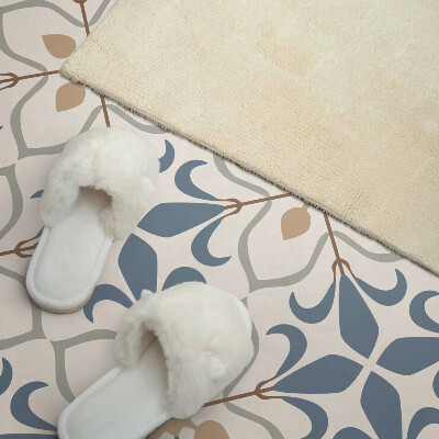 Samolepiaci panel na stenu Kvetinový motív s listami