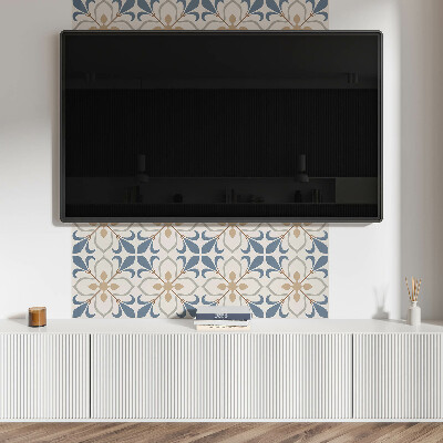 Samolepiaci panel na stenu Kvetinový motív s listami