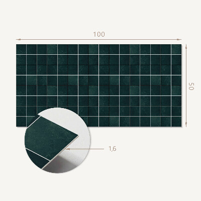 Obdĺžnikový panel na stenu Abstraktný motív dlaždíc
