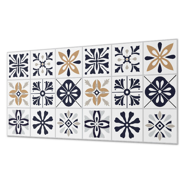 Obdĺžnikový stenový panel Dekoratívne motívy dlaždíc