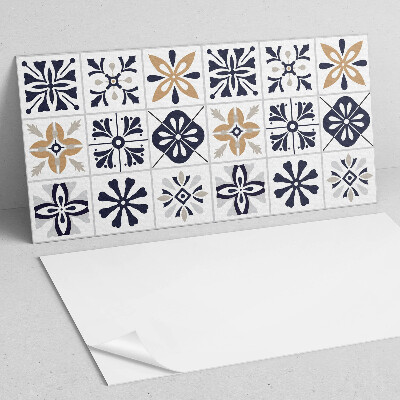 Obdĺžnikový stenový panel Dekoratívne motívy dlaždíc