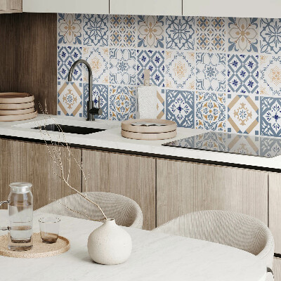 Samolepiaci panel na stenu Mozaikové mriežky v jedinečnom štýle