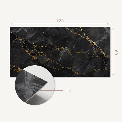 Obdĺžnikový panel na stenu Elegantný mramorový vzor so žilkami