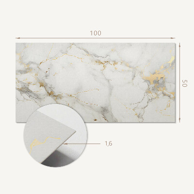 Obdĺžnikový stenový panel Mramorová klasika v elegantnom štýle