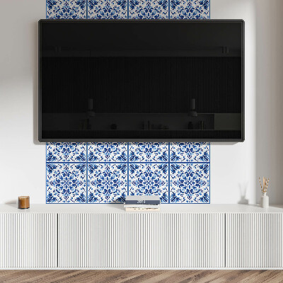 Samolepiaci panel na stenu Kvetinová symetria v plnom prúde