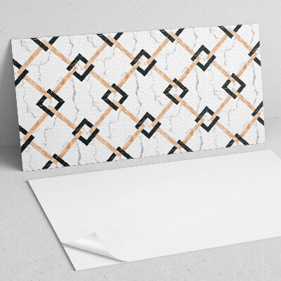 Obdĺžnikový stenový panel Moderné mramorové geometrické motívy