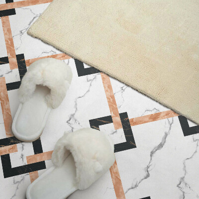 Obdĺžnikový stenový panel Moderné mramorové geometrické motívy