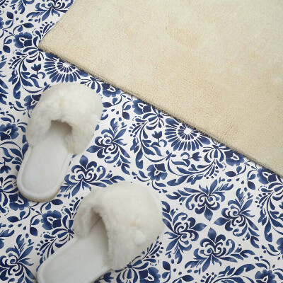 Obdĺžnikový panel na stenu Kvetinový motív s ozdobnými prvkami