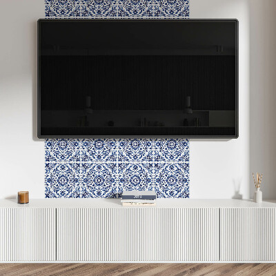 Obdĺžnikový panel na stenu Kvetinový motív s ozdobnými prvkami