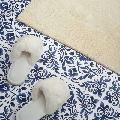 Obdĺžnikový panel na stenu Kvetinový motív s ozdobnými prvkami