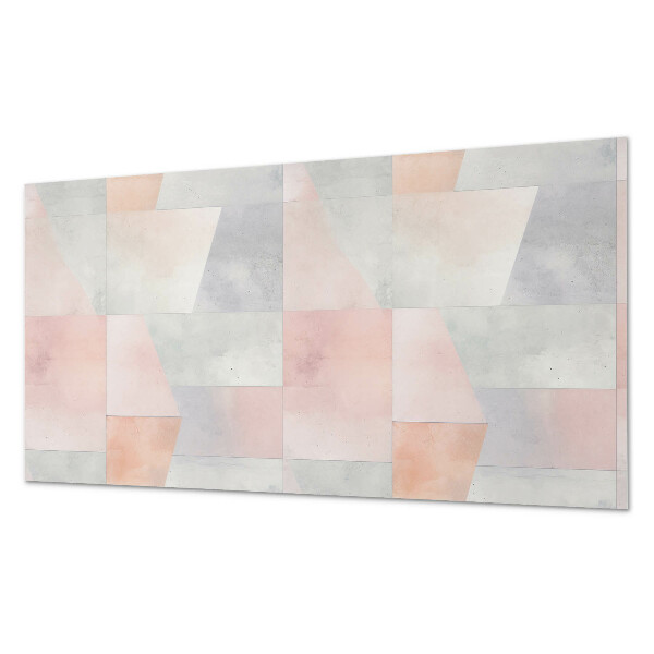 Obdĺžnikový stenový panel Pastelová geometria