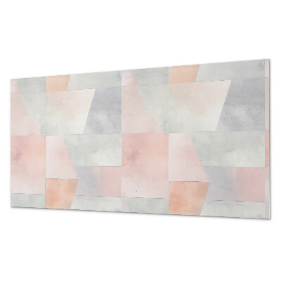 Obdĺžnikový stenový panel Pastelová geometria