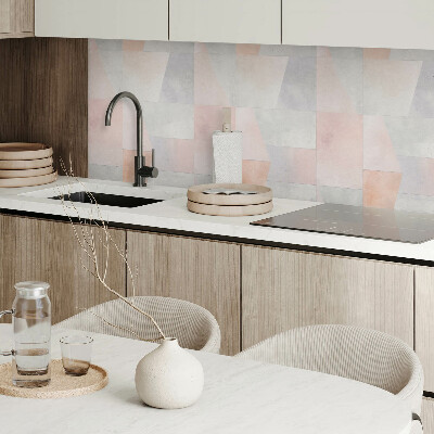 Obdĺžnikový stenový panel Pastelová geometria