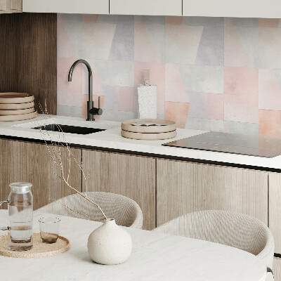 Obdĺžnikový stenový panel Pastelová geometria
