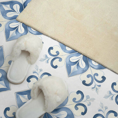 Obdĺžnikový panel na stenu Kvetinový motív na dlaždici