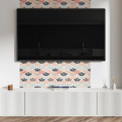 Obdĺžnikový panel na stenu Vlny s motívom vejára