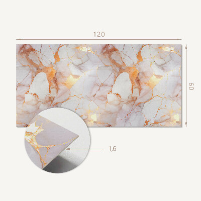 Obdĺžnikový stenový panel Mramorový vzor s jemným žilkovaním