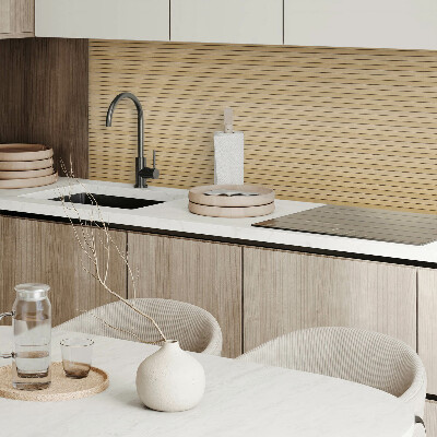 Obdĺžnikový panel na stenu Paralelné vzory drevených dosiek