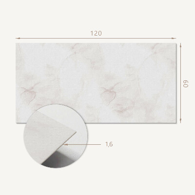 Obdĺžnikový panel na stenu Mramorový motív v jemných odtieňoch