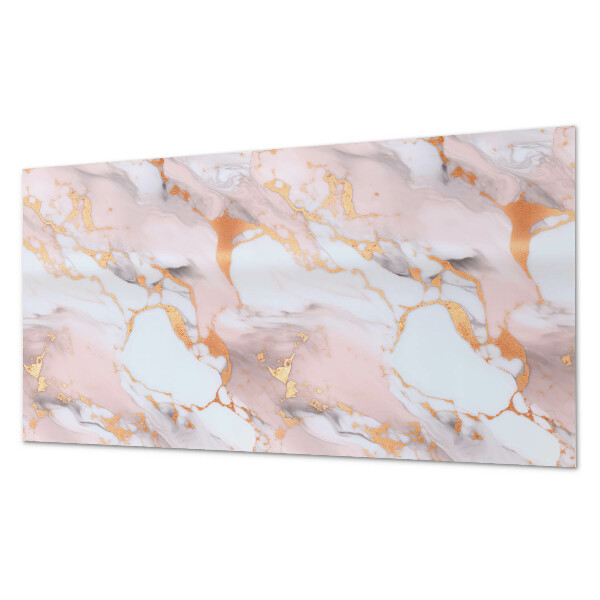 Obdĺžnikový panel na stenu Mramorový motív s detailmi