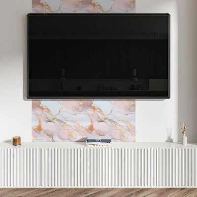 Obdĺžnikový panel na stenu Mramorový motív s detailmi