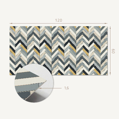 Obdĺžnikový stenový panel Motív rybej kosti