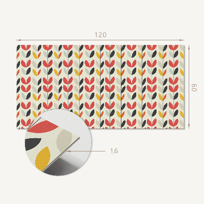 Samolepiaci panel na stenu Listový motív