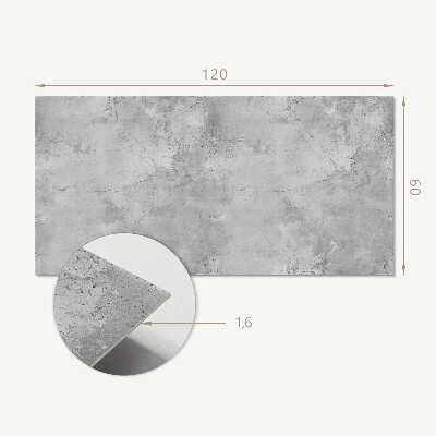 Obdĺžnikový stenový panel Betónový povrch so škrabancami