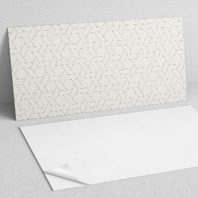 Obdĺžnikový stenový panel Šesťhranný geometrický motív
