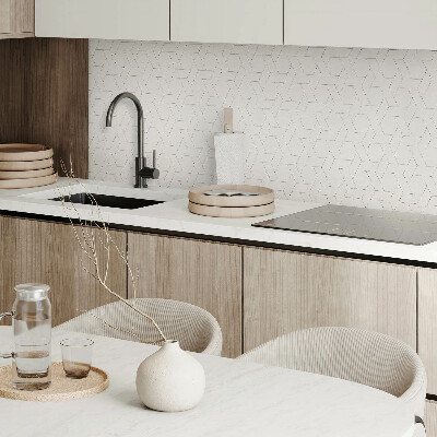 Obdĺžnikový stenový panel Šesťhranný geometrický motív