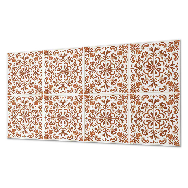 Obdĺžnikový panel na stenu Kvetinový ornamentálny vzor