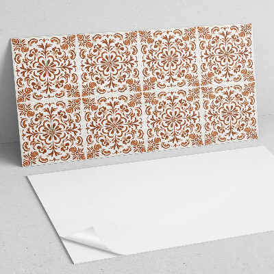 Obdĺžnikový panel na stenu Kvetinový ornamentálny vzor