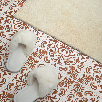 Obdĺžnikový panel na stenu Kvetinový ornamentálny vzor