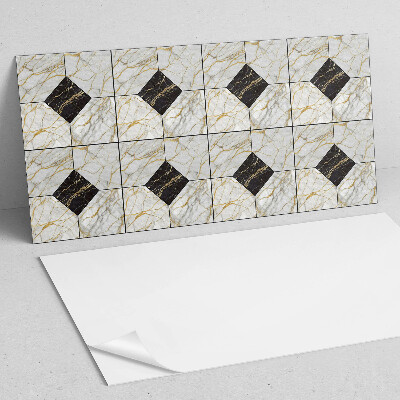 Obdĺžnikový stenový panel Štýlový mramorový motív